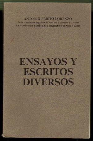 Imagen del vendedor de ENSAYOS Y ESCRITOS DIVERSOS a la venta por Librera Raimundo