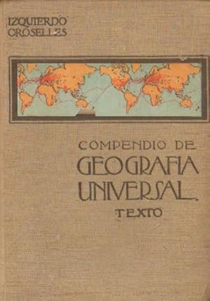 Seller image for COMPENDIO DE GEOGRAFIA UNIVERSAL for sale by Librera Raimundo