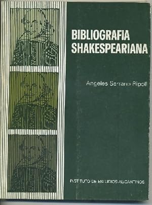 Imagen del vendedor de BIBLIOGRAFIA SHAKESPEARIANA a la venta por Librera Raimundo