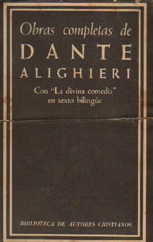 OBRAS COMPLETAS DE DANTE ALIGHIERI