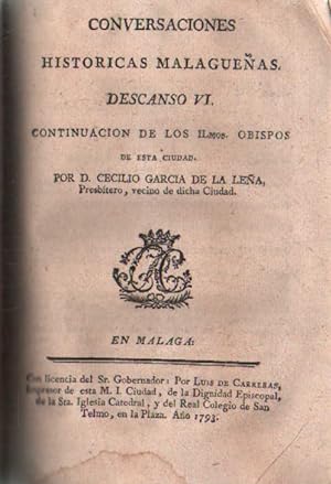 CONVERSACIONES HISTORICAS MALAGEÑAS. PARTE II