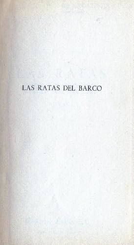 Seller image for LAS RATAS DEL BARCO for sale by Librera Raimundo