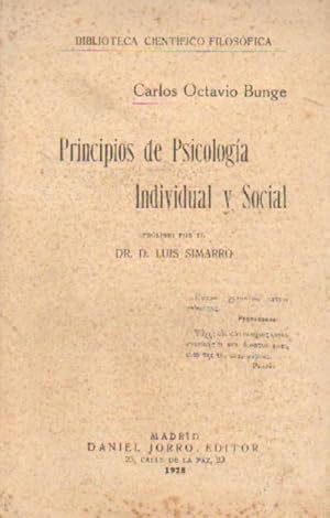 PRINCIPIOS DE PSICOLOGIA INDIVIDUAL Y SOCIAL