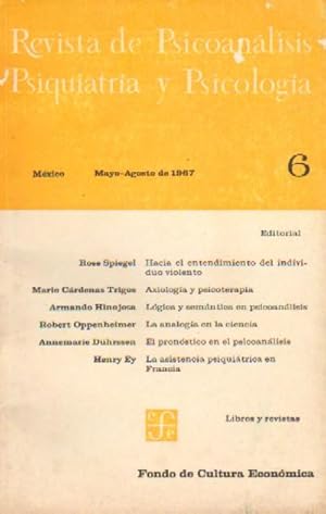REVISTA DE PSICOANALISIS, PSIQUIATRIA Y PSICOLOGIA. Nº6