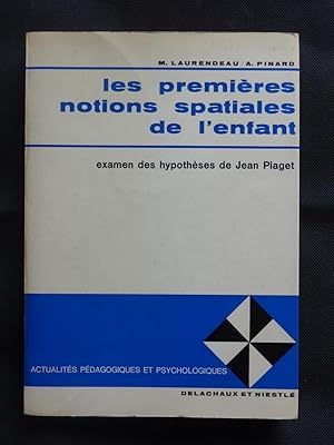 Seller image for LES PREMIERES NOTIONS SPATIALES DE L'ENFANT Examen des hypotheses de Jean Piaget for sale by Douglas Books