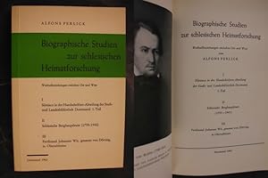 Biographische Studien zur schlesischen Heimatforschung - Wechselbeziehungen zwischen Ost und West