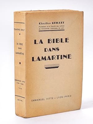 La Bible dans Lamartine.