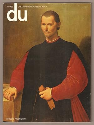 Bild des Verkufers fr du 542 - Heft 4/1986: Niccolo Machiavelli zum Verkauf von Antiquariat Neue Kritik