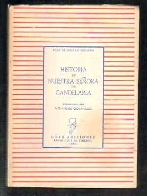Seller image for HISTORIA DE NUESTRA SEORA DE CANDELARIA. for sale by Librera Raimundo
