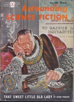 Bild des Verkufers fr ASTOUNDING Science Fiction: September, Sept. 1959 zum Verkauf von Books from the Crypt