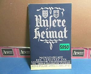 Unsere Heimat. - Neue Folge Jahrgang IX. 1936, Nr. 6/7, - Monatsblatt des Vereines für Landeskund...