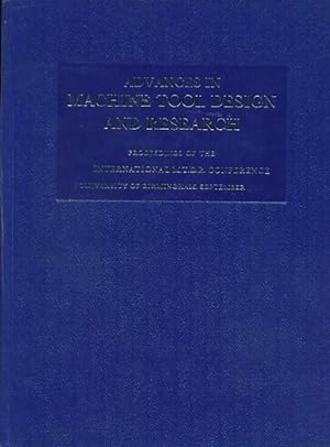 Seller image for Advances in Machine Tool Design and Research 1968. Proceedings of the 9th International M.T.D.R. Conference. The University of Birmingham. September 1968. Part 1 for sale by Barter Books Ltd