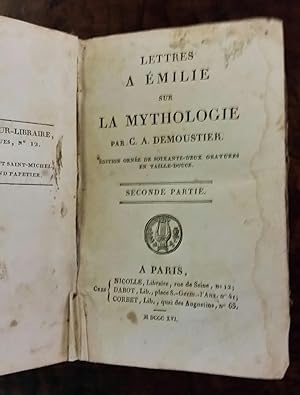 Seller image for Lettres  Emilie sur la mythologie, seconde partie for sale by AHA BOOKS