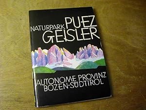 Seller image for Naturpark Puez-Geisler Puez - Geisler for sale by Antiquariat Fuchseck