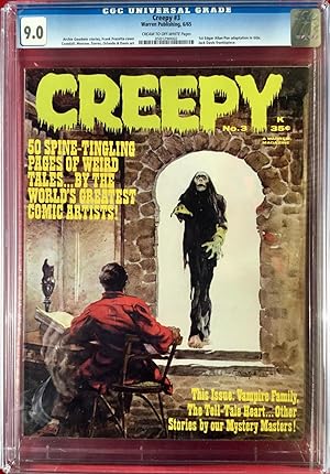 Image du vendeur pour CREEPY No. 3 (June 1965) - CGC Graded 9.0 (VF/NM) mis en vente par OUTSIDER ENTERPRISES