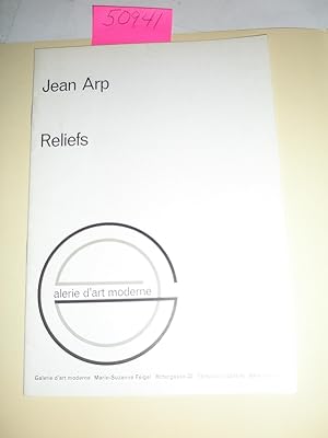 Jean Arp Reliefs/Vernissage 3. Mai 1968 in Anwesenheit von Frau Marguerite Arp-Hagenbach