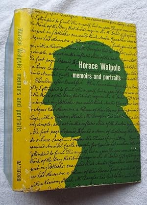 Seller image for Horace Walpole: Memoirs and Portraits for sale by Glenbower Books