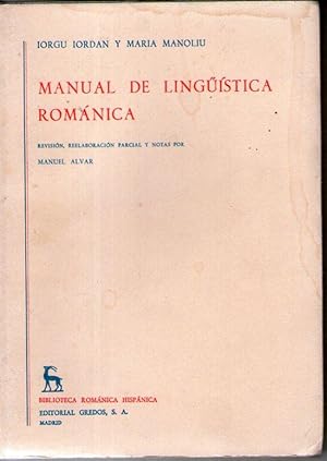 Manual de linguística románica 