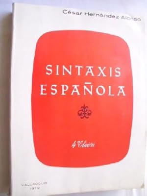 SINTAXIS ESPAÑOLA