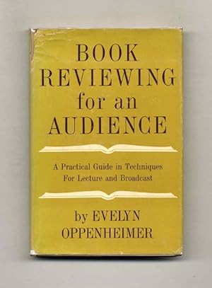 Bild des Verkufers fr Book Reviewing for an Audience: A Practical Guide in Technique for Lecture and Broadcast zum Verkauf von Books Tell You Why  -  ABAA/ILAB