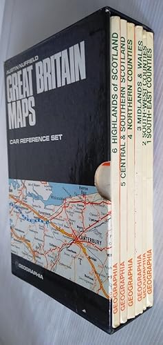 Austin Nuffield Great Britain Maps - Car Reference Set [ 6 Folding Maps in Slipcase ]