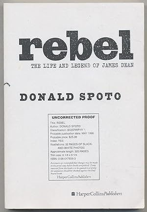 Bild des Verkufers fr Rebel: The Life and Legend of James Dean zum Verkauf von Between the Covers-Rare Books, Inc. ABAA