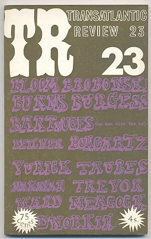 Seller image for The Transatlantic Review: Number 23, Winter 1966-67 for sale by Between the Covers-Rare Books, Inc. ABAA