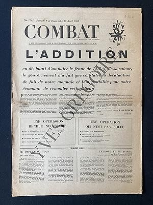 COMBAT-N°7795-9 ET 10 AOUT 1969