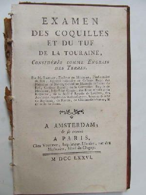 Seller image for Examen des Coquilles et du tuf de la Lorraine, condideres comme Engrais des Terres for sale by Kennys Bookstore