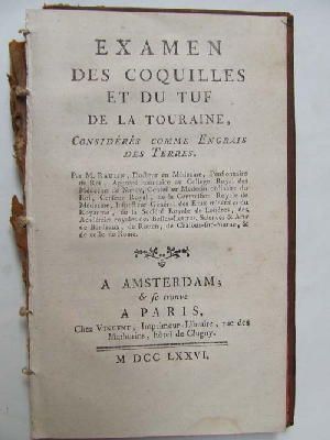 Seller image for Examen des Coquilles et du tuf de la Lorraine, condideres comme Engrais des Terres for sale by Kennys Bookshop and Art Galleries Ltd.