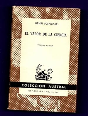 Bild des Verkufers fr EL VALOR DE LA CIENCIA. zum Verkauf von Librera DANTE