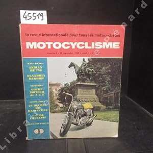 Seller image for Motocyclisme N 8 : Banc d'essai : INDIA RE 750 / Flandria Rekord - Technique : Votre moteur de A  Z - Comptition : 24 heures de Barcelone / G.P. de Laguepie - . for sale by Librairie-Bouquinerie Le Pre Pnard