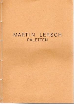 Seller image for Paletten Stdtisches Museum Abteiberg Mnchengladbach. 24. Oktober - 5. Dezember 1982. for sale by Antiquariat Querido - Frank Hermann