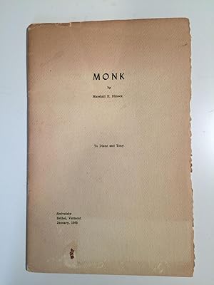 Imagen del vendedor de Monk a la venta por WellRead Books A.B.A.A.