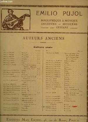 Bild des Verkufers fr PAVANE 4 - BIBLIOTHEQUE DE MUSIQUE ANCIENNE ET MODERNE POUR GUITARE N1045. zum Verkauf von Le-Livre