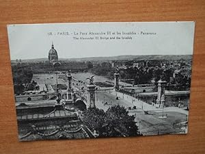 Image du vendeur pour CPA : PARIS le pont Alexandre III et les Invalides panorama 118 mis en vente par KEMOLA
