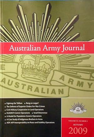 Immagine del venditore per Australian Army Journal Volume VI. Number 1 venduto da Marlowes Books and Music