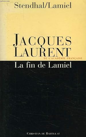 Image du vendeur pour LAMIEL, SUIVI DE LA FIN DE LAMIEL mis en vente par Le-Livre