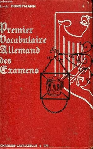 Bild des Verk�ufers f�r PREMIER VOCABULAIRE ALLEMAND DES EXAMENS zum Verkauf von Le-Livre
