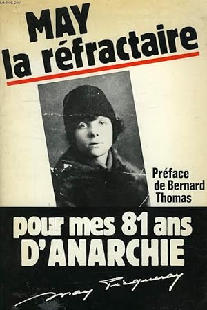 Bild des Verk�ufers f�r MAY LA REFRACTAIRE zum Verkauf von Le-Livre