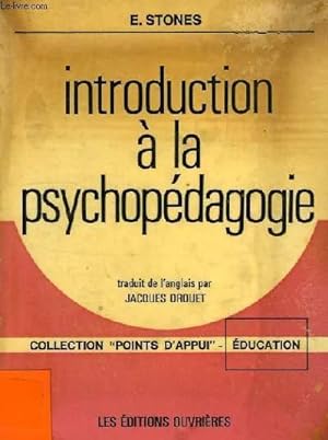 Bild des Verkufers fr INTRODUCTION A LA PSYCHOPEDAGOGIE zum Verkauf von Le-Livre