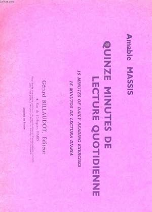 Seller image for QUINZE MINUTES DE LECTURE QUOTIIENNE for sale by Le-Livre