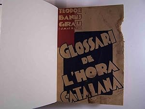 Immagine del venditore per GLOSSARI DE L'HORA CATALANA.: ANY 2 venduto da Costa Llibreter