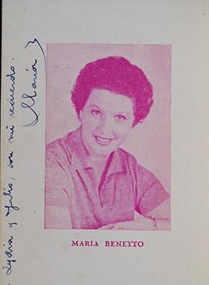 María Beneyto. Antología General [in «Lírica Hispana», No. 157 Año XIV, Marzo 1956]