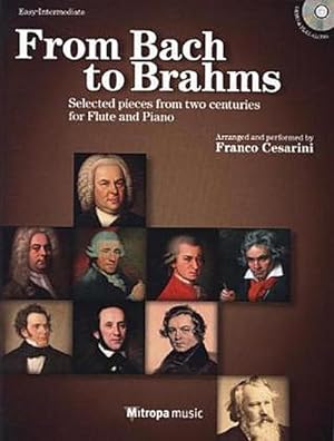 Seller image for From Bach to Brahms, fr Querflte und Klavier, m. Audio-CD for sale by BuchWeltWeit Ludwig Meier e.K.