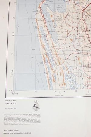 Pinjarra, WA. Australia 1:250000 Map SI 50-2 Edition 1 Series R 502