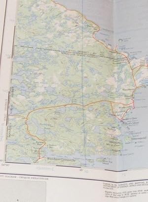 Wesleyville, Newfoundland, 1:250000 Map Sheet 2F Edition 2 MCE, Series A 501