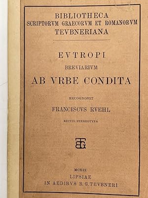 Seller image for Eutropi. Breviarium ab urbe condita for sale by LIBRAIRIE GIL-ARTGIL SARL