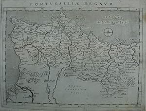 Portugalliae Regnum. Kupferstich-Karte v. Giovanni Antonio Magini aus "Geographiae Universae". Ve...