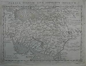 Persiae Regnum sive Sophorum Imperium. Kupferstich-Karte v. Giovanni Antonio Magini aus "Geograph...